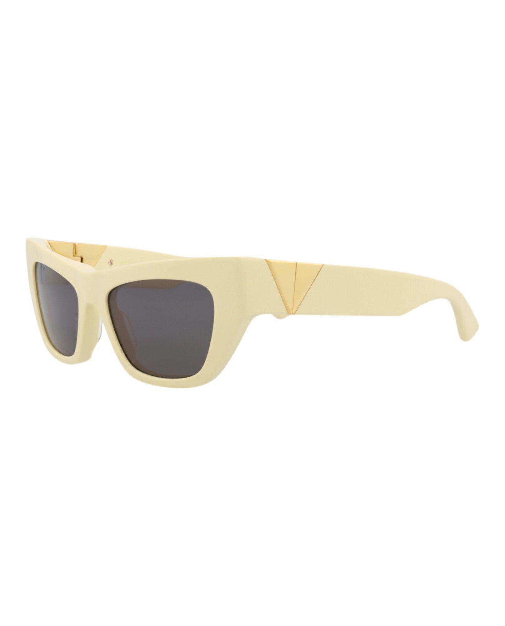 Bottega Veneta Cat Eye Acetate Sunglasses | Yellow