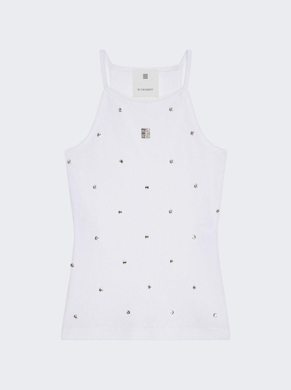 Givenchy | Embellished Fitted Tank Top | White