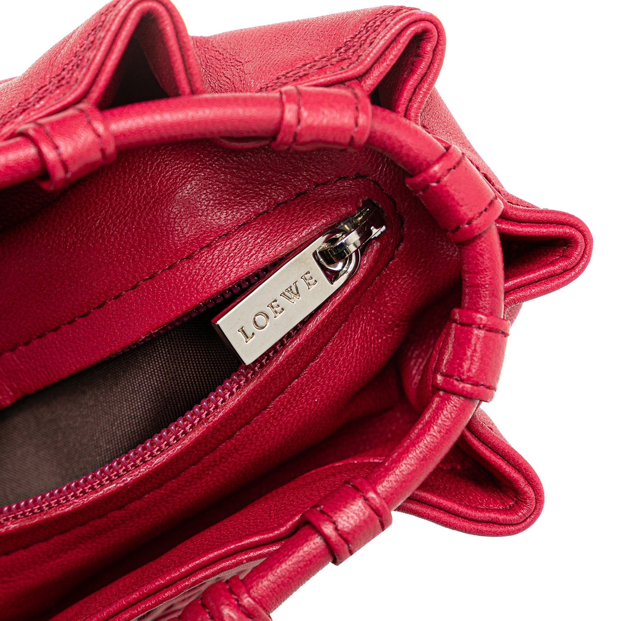 Loewe | Pre-Owned Nappa Aire Coin Pouch | Pink