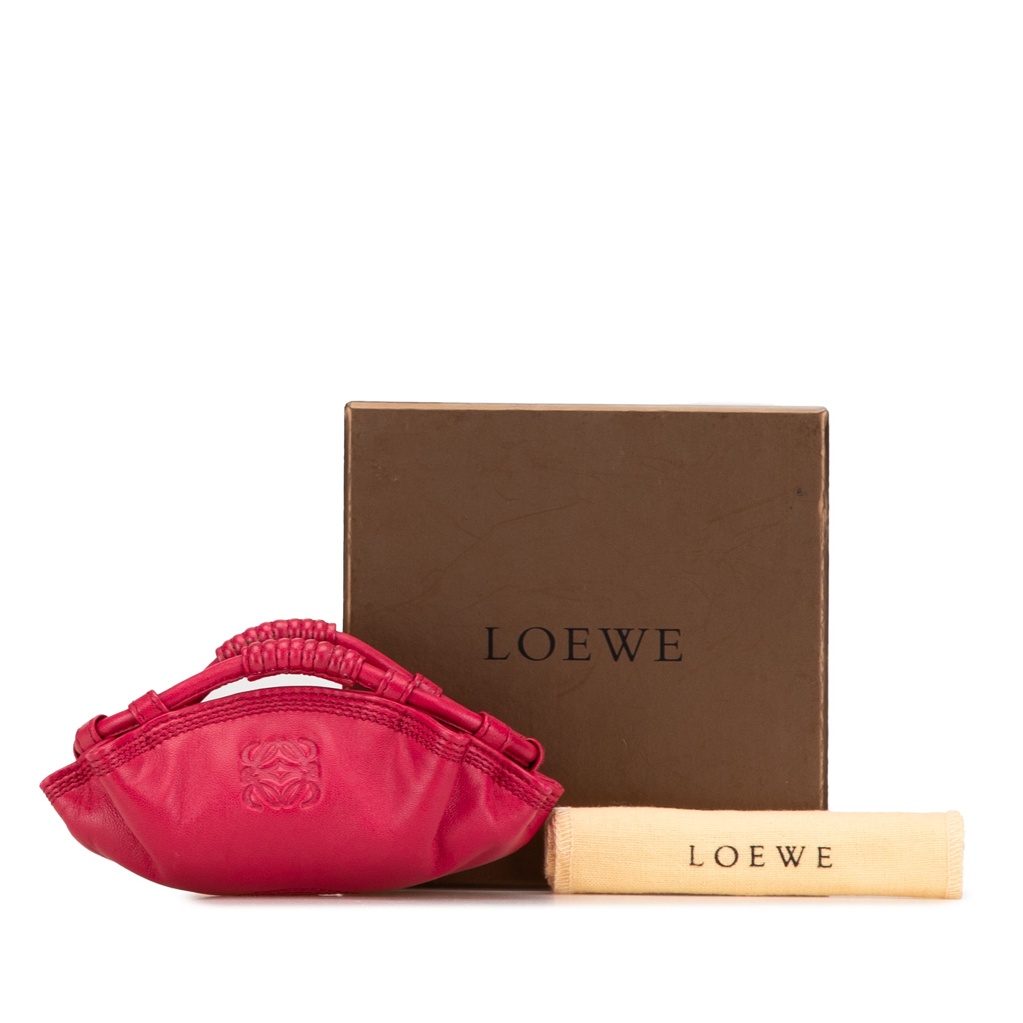 Loewe | Pre-Owned Nappa Aire Coin Pouch | Pink