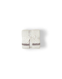 Baby | CozychicGrid Plaid Stroller Blanket 30" X 40" | Cream-Beach Rock