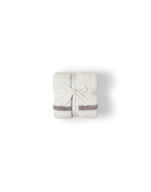 Baby | CozychicGrid Plaid Stroller Blanket 30" X 40" | Cream-Beach Rock