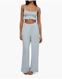 Babydoll Cropped Tank | Baby Blue