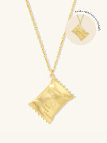 Bag of Chips Necklace | 14K Gold Plated Brass