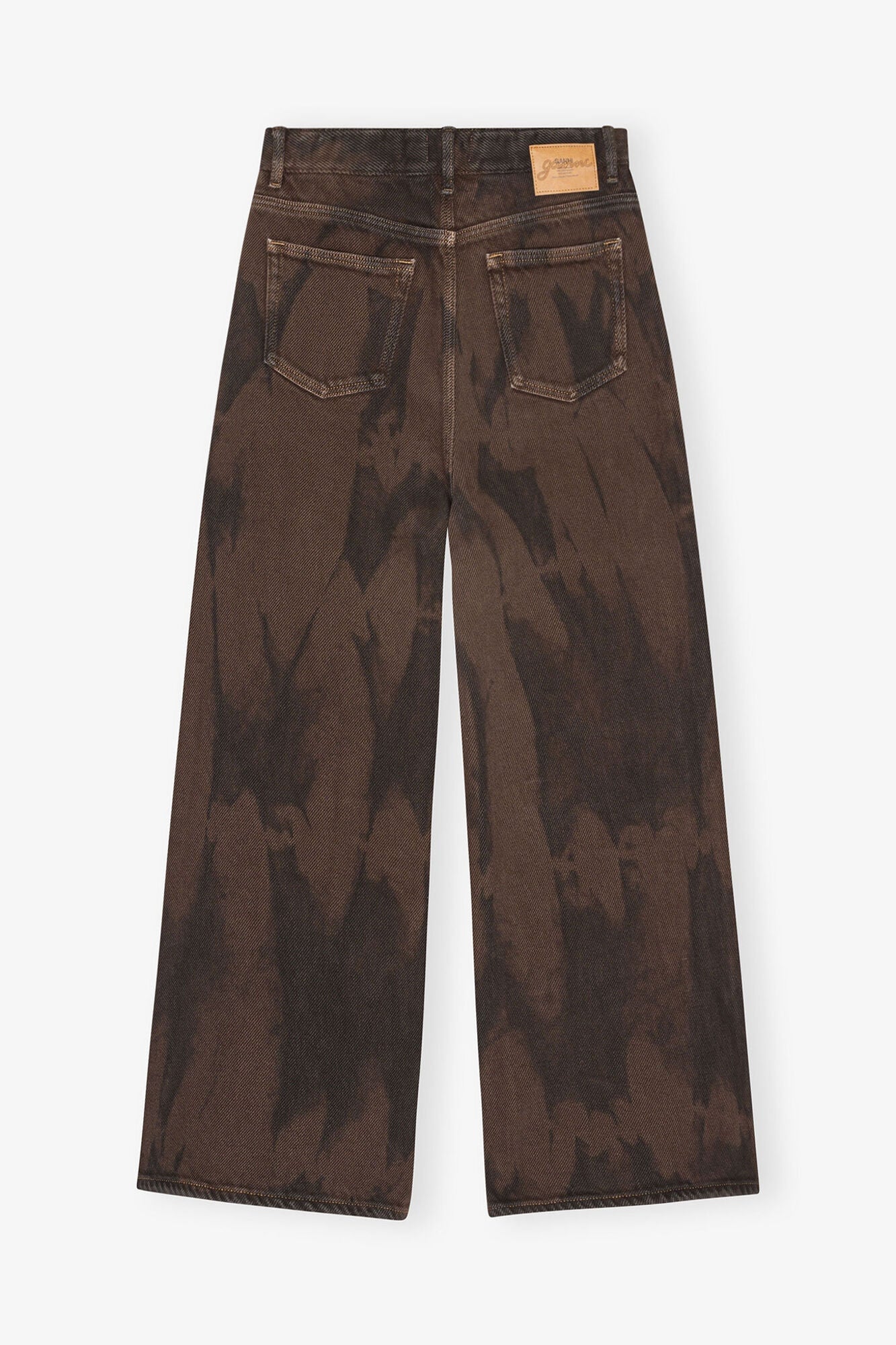 Baggy Wide Jeans in Overdyed Denim | Chicory Coffee