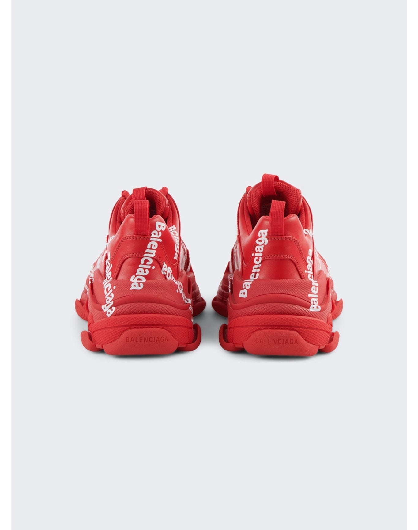 Balenciaga | Men | Triple S Logotype Sneaker | Red