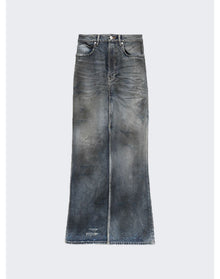 Balenciaga | Women | Maxi Skirt | Dirty Pale Blue