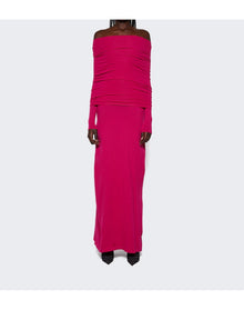 Balenciaga | Women | Off- Shoulder Dress | Pink