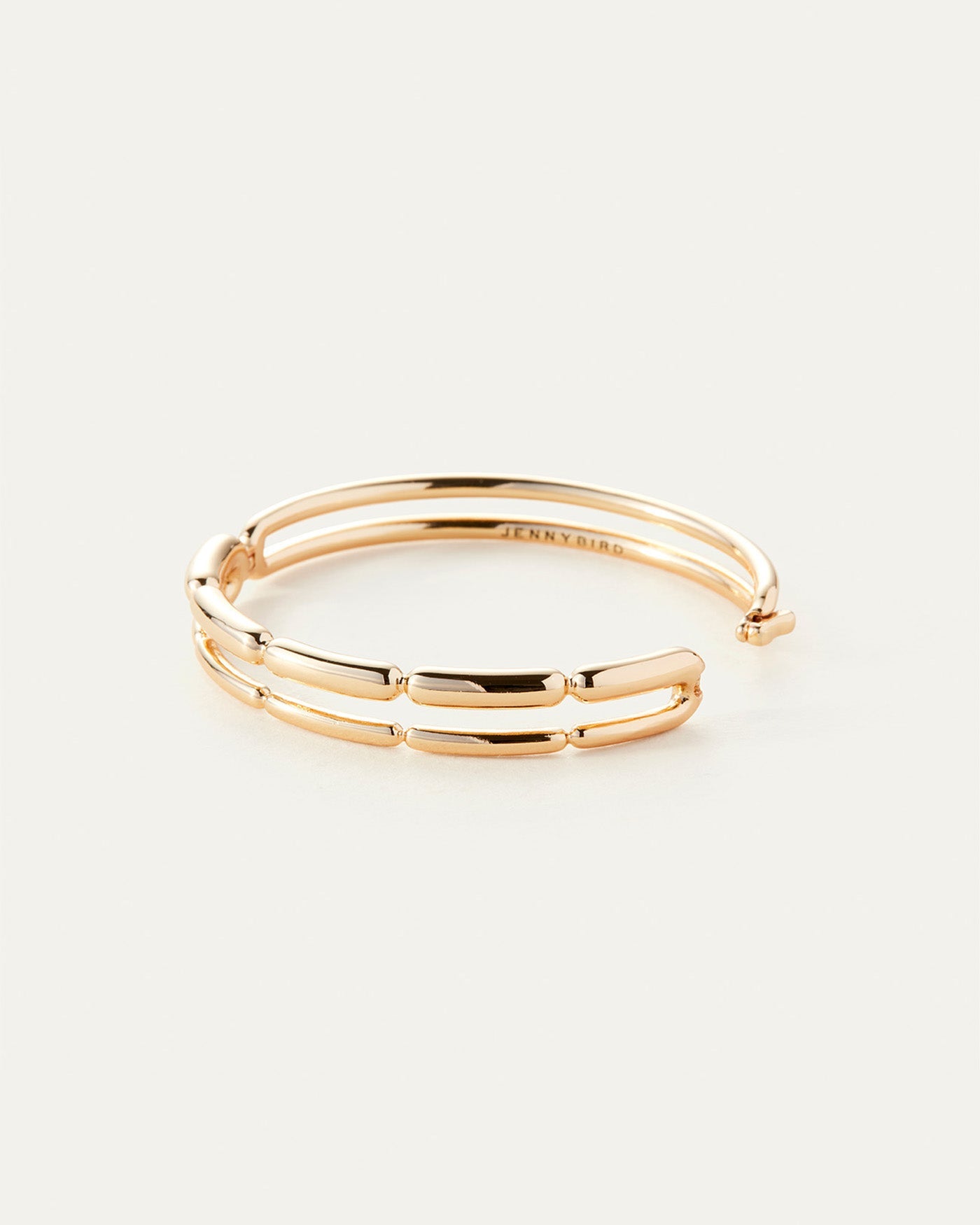 Balloon Link Bangle | Gold Tone Dipped Brass