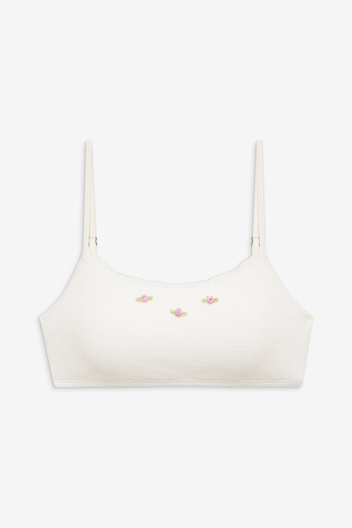 Bay View Bikini Top | White