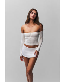 Bayberi Sweater | White