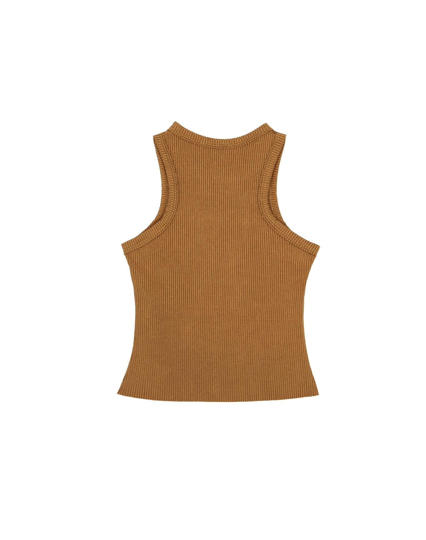 Bea Ribbed Copper Cami | Brown