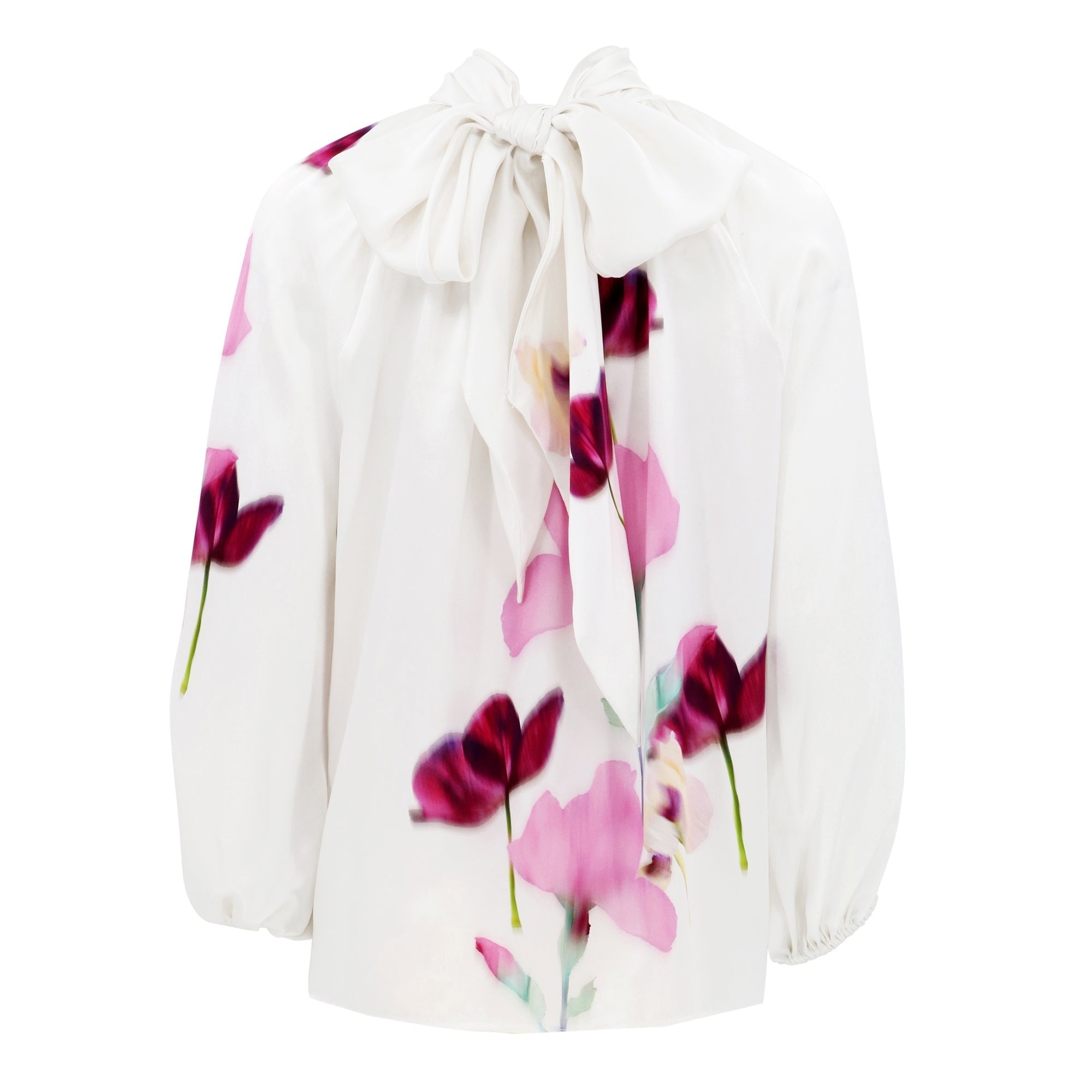 Beatrice Blouse | Placed Wild Tulip