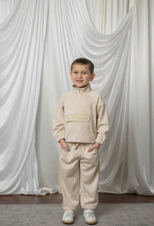 Beige Modal Track Suit