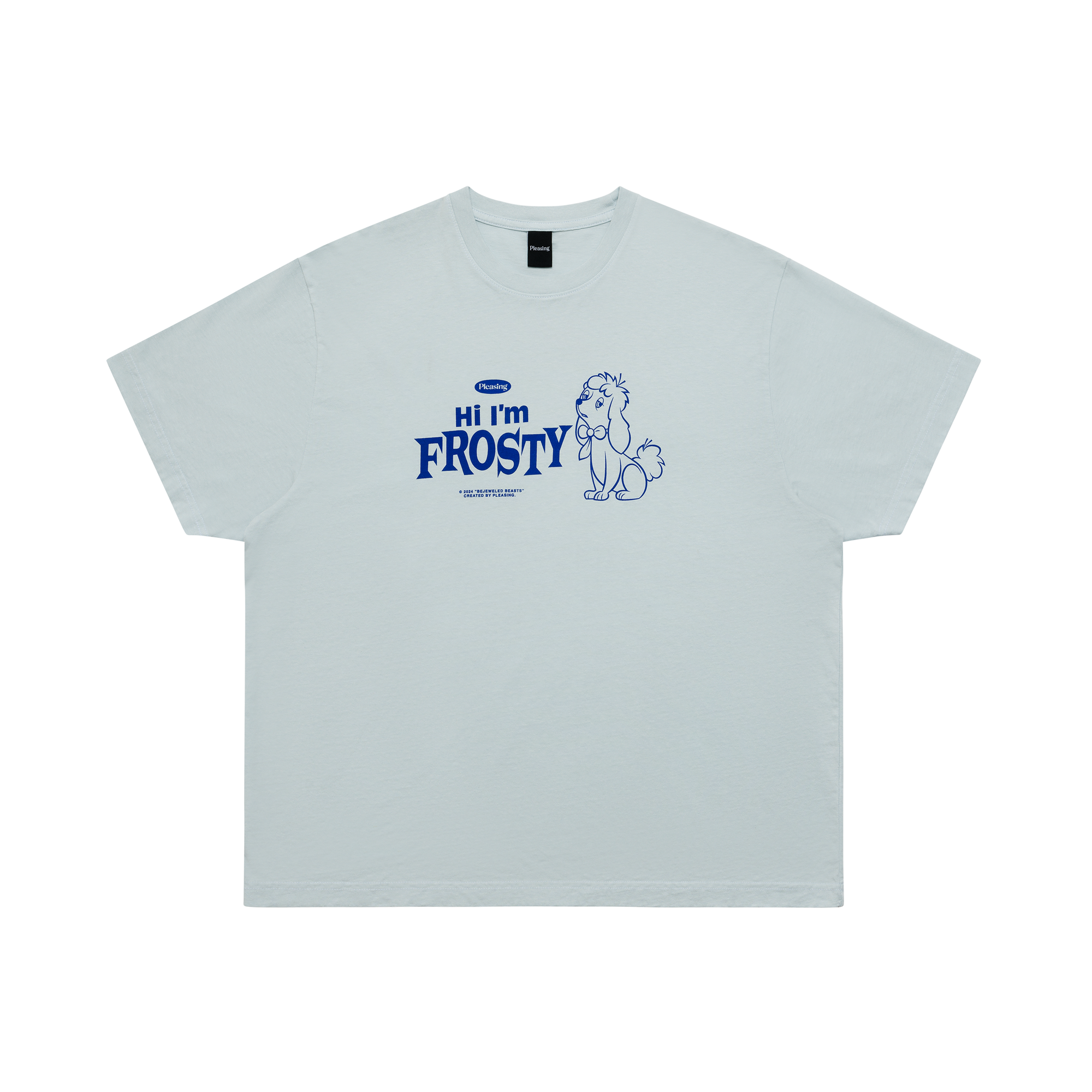 Hi I'm Frosty Bejeweled Beasts Tee | Light Blue