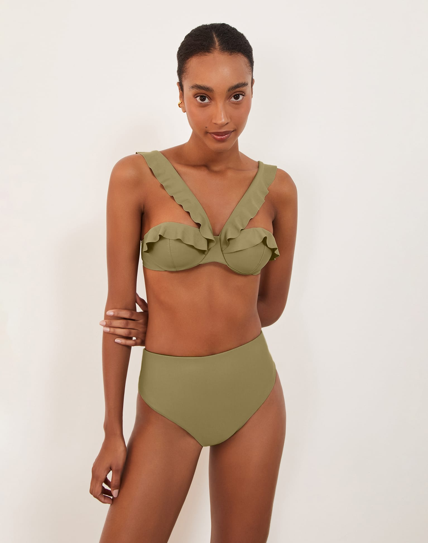 Bela Hot Pant Bottom | Full | Olivine