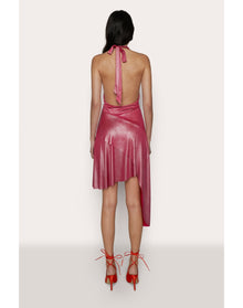 Besora Wrap Dress | Fatale Pink