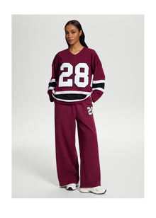 Better League Hockey Jersey | Burgundy