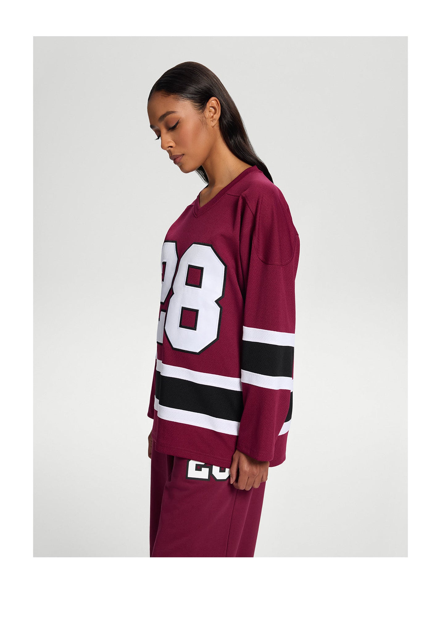 Better League Hockey Jersey | Burgundy