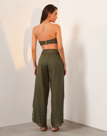 Bia Pareo Pants | Evergreen