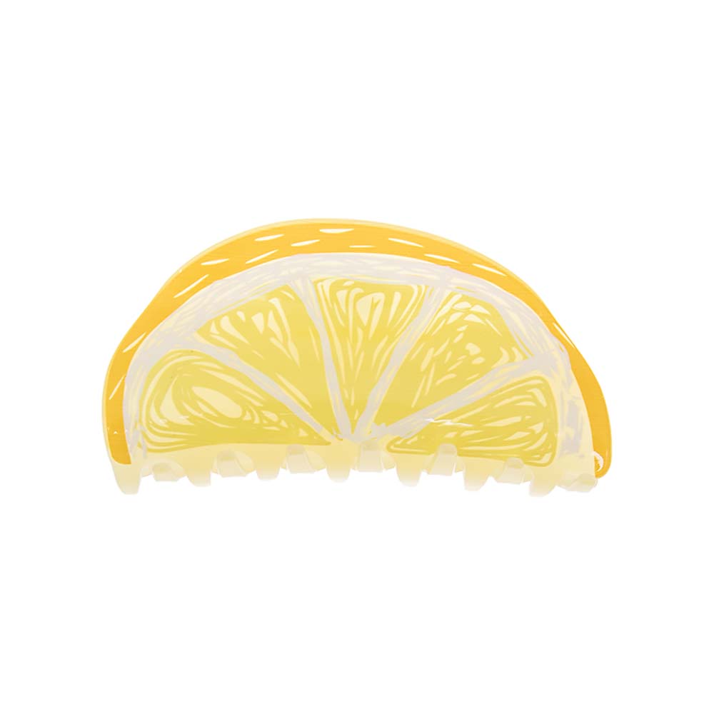 Yellow Lemon Slice Hair Claw Clip - Adina's Jewels