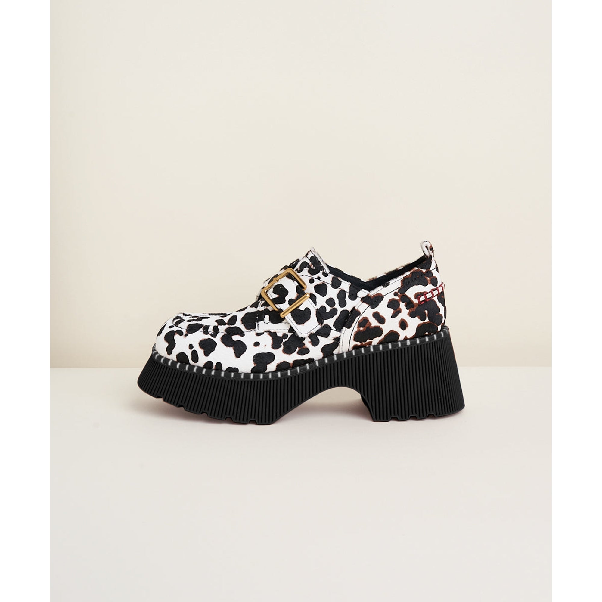 Billie Lug Sole Loafer | Leopard