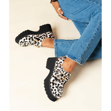 Billie Lug Sole Loafer | Leopard