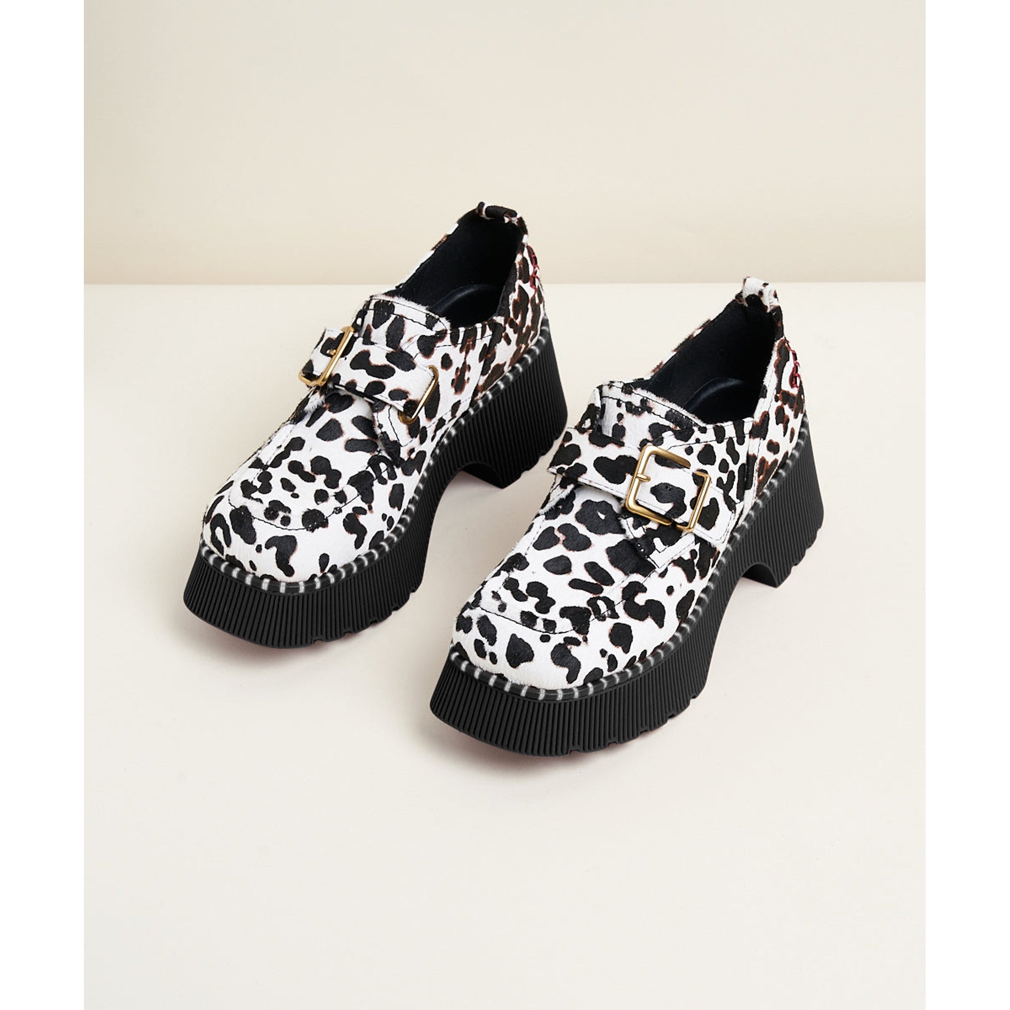 Billie Lug Sole Loafer | Leopard