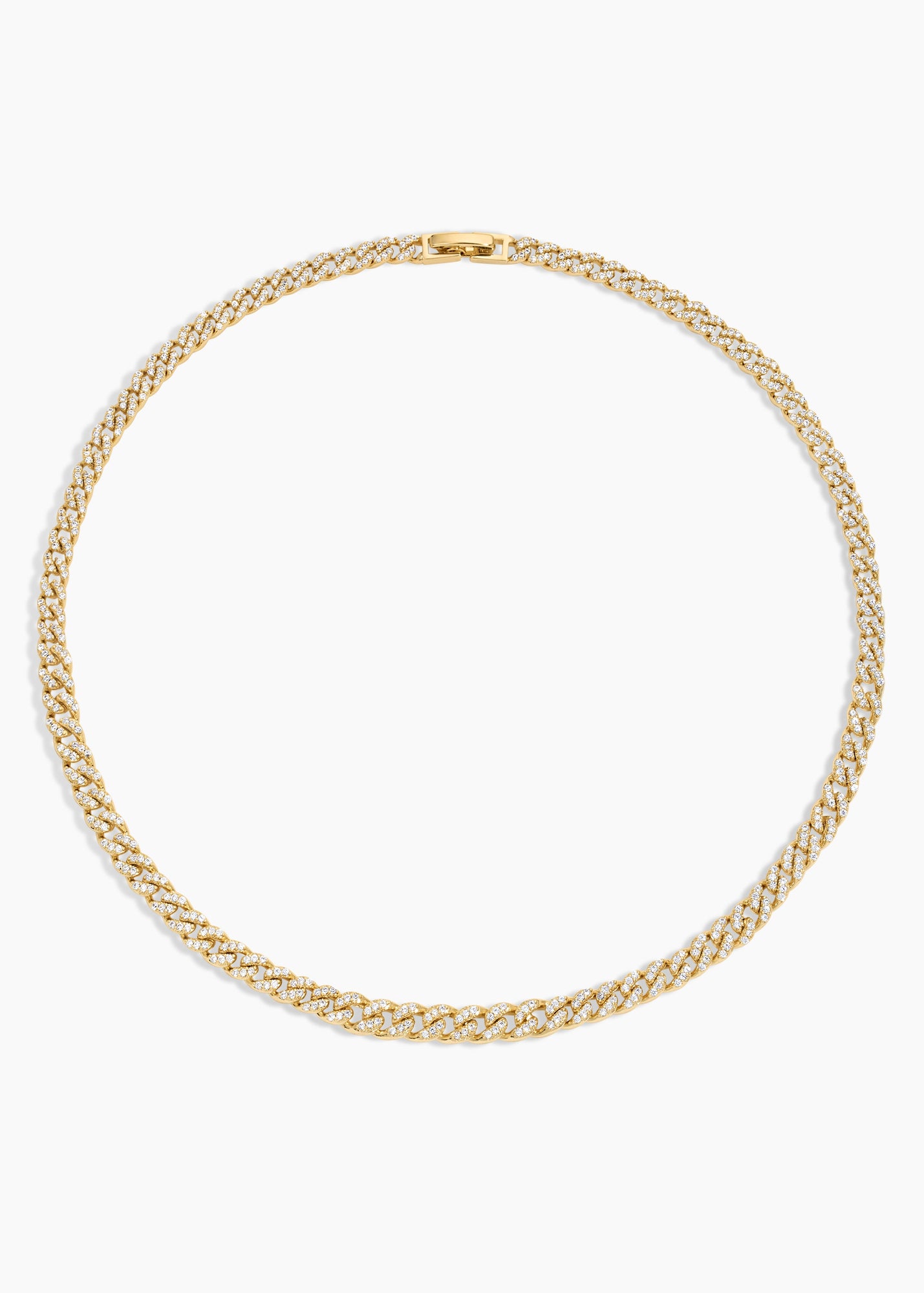 Billions Necklace | Clear Crystal | 14K Gold Plated