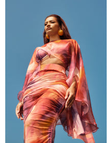 Bina Mesh Skirt | Dandi Print
