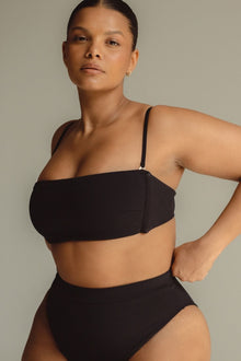 Summer Bikini Top | Black Rib