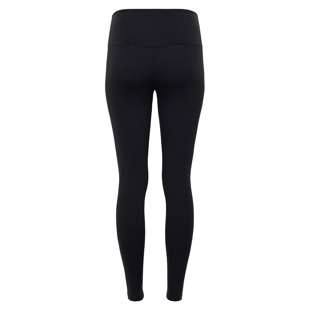 Wide Band Legging | Black Rib