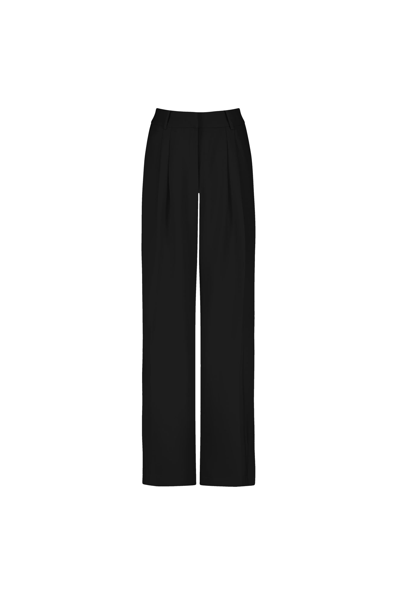 twill trousers black