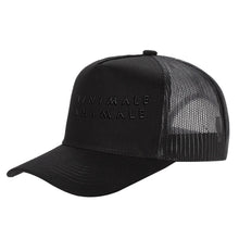 Sun Tease Mesh Hat | Black x Black Logo