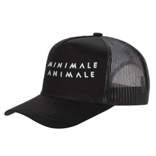 Sun Tease Mesh Hat | Black x White Logo