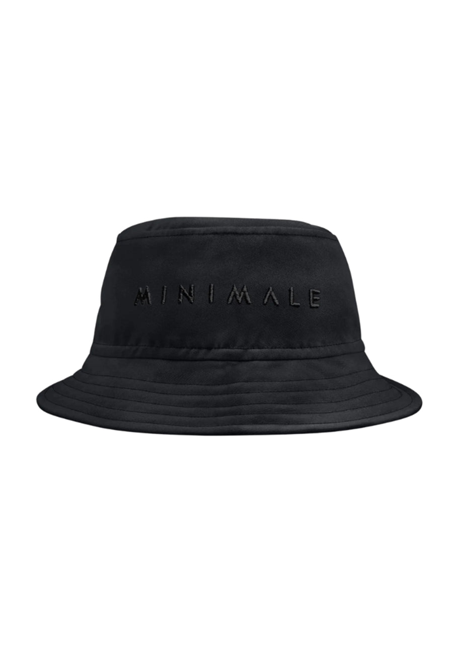 Hide & Seek Bucket Hat | Black x Black Logo