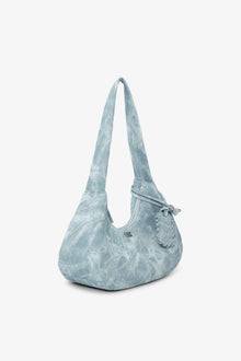 Bleached Medium Hobo Bag | Celestial Blue