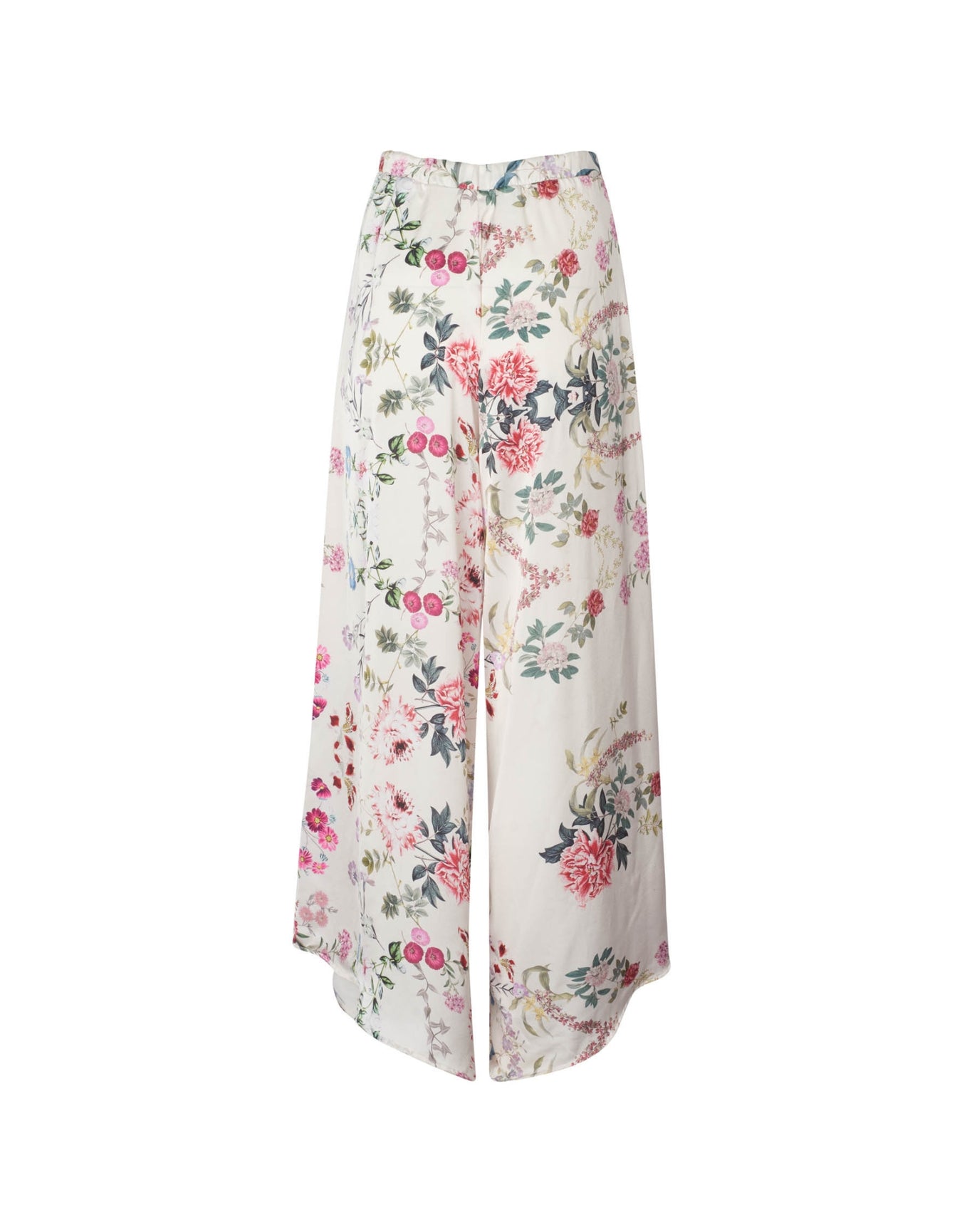 Bloom Floral Pants | White