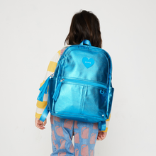 Kane Double Pocket Large Backpack | Blue - Kids