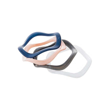 Blue Colored Wavy Resin Bangle Stack Set - Adina's Jewels