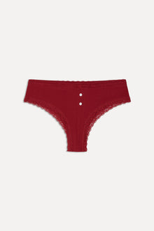 x BELLA HADID Bluebell Cotton Underwear Cardinal