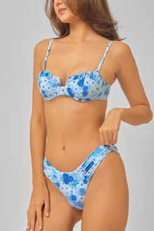 Women | Audrey Ruched Medium Bottoms | Blueberry Shortcake