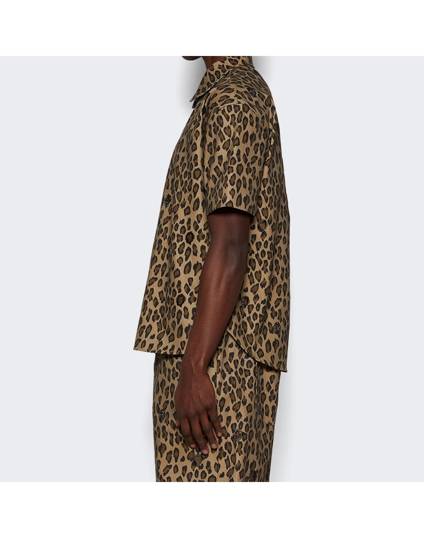 Bluemarble | Men | Shortsleeve Shirt | Leopard Print