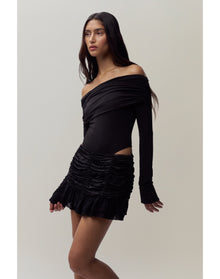 Blume Mini Skirt | Black