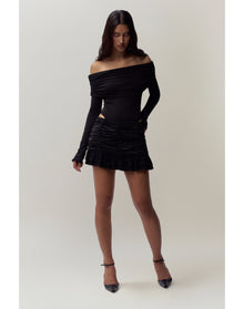 Blume Mini Skirt | Black
