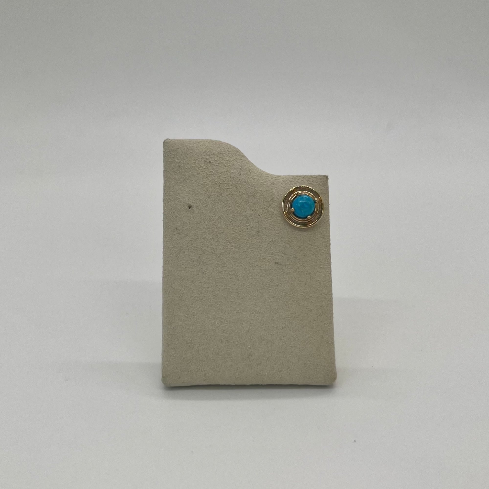 Still life image of Bonbon Double Round Turquoise Stud