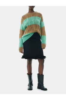 Bonded Crepe Skirt | Black (V1)