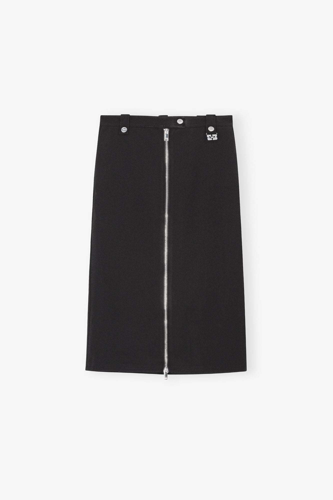 Bonded Crepe Skirt | Black (V2)