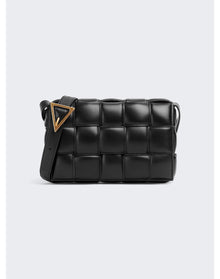 Bottega Veneta | Women | Intreccio Crossbody Bag | Black x Gold