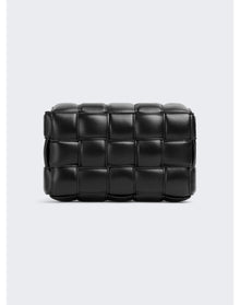 Bottega Veneta | Women | Intreccio Crossbody Bag | Black x Gold